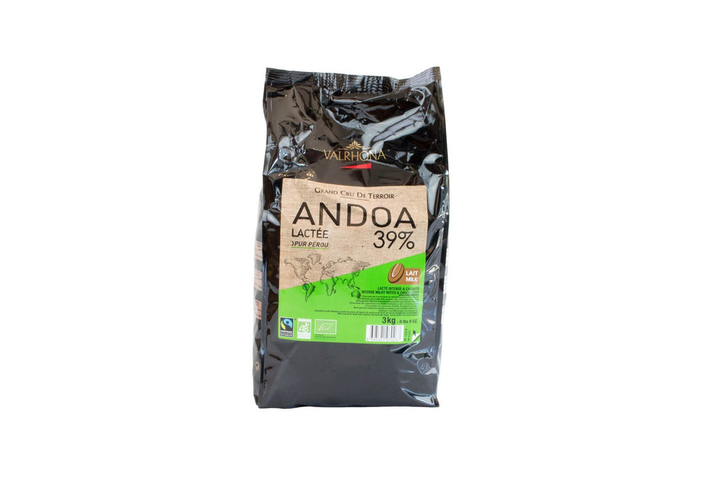 Andoa 39% Milk Organic Feves: 3kg