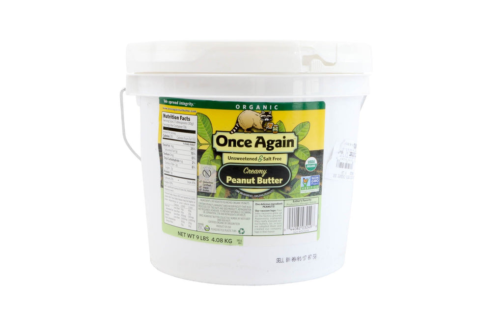 Peanut Butter Smooth Organic: 9lbs