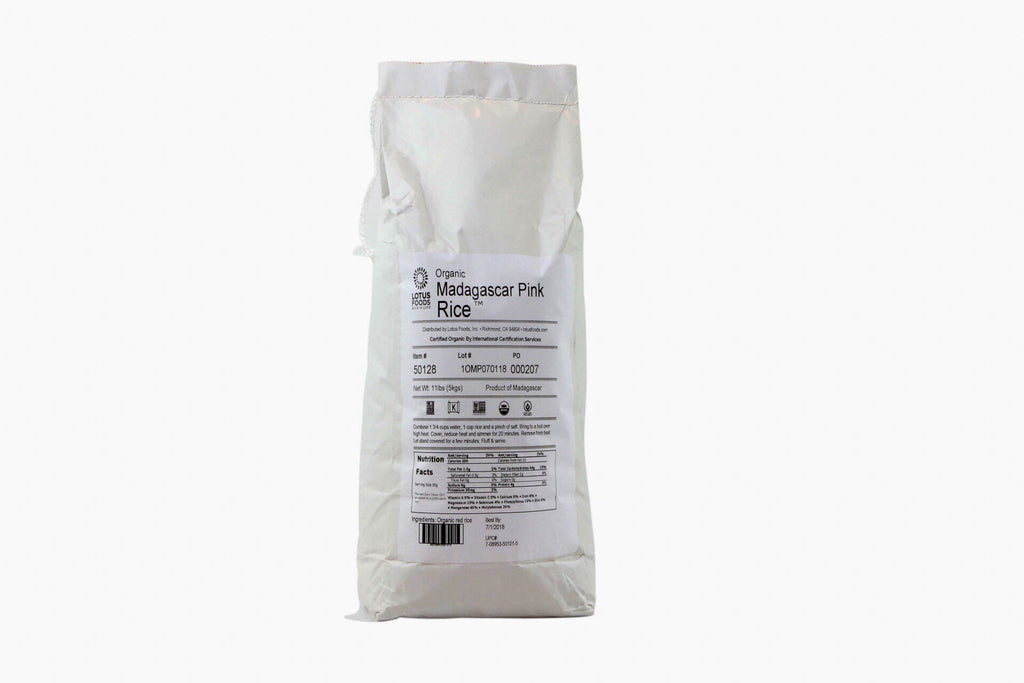Madagascar Pink Rice Organic: 11lbs