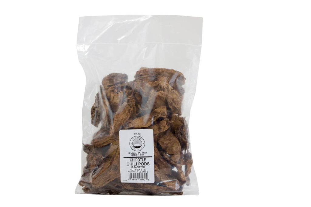 Chile Chipotle Pods Smoked: 1lb