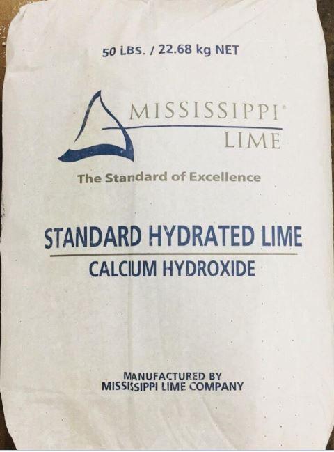Calcium Hydroxide - Food Grade Lime: 50lbs