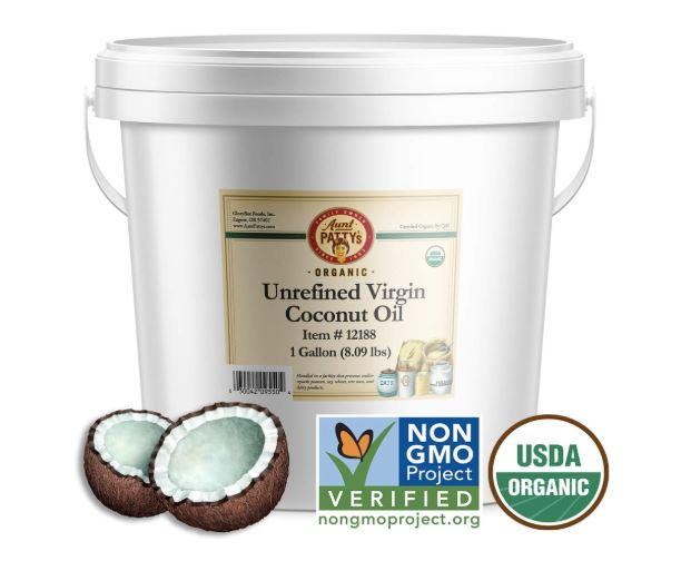 Coconut Oil Organic: 1 gal