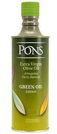 Pons Green Extra Virgin Olive Oil: 750 ml