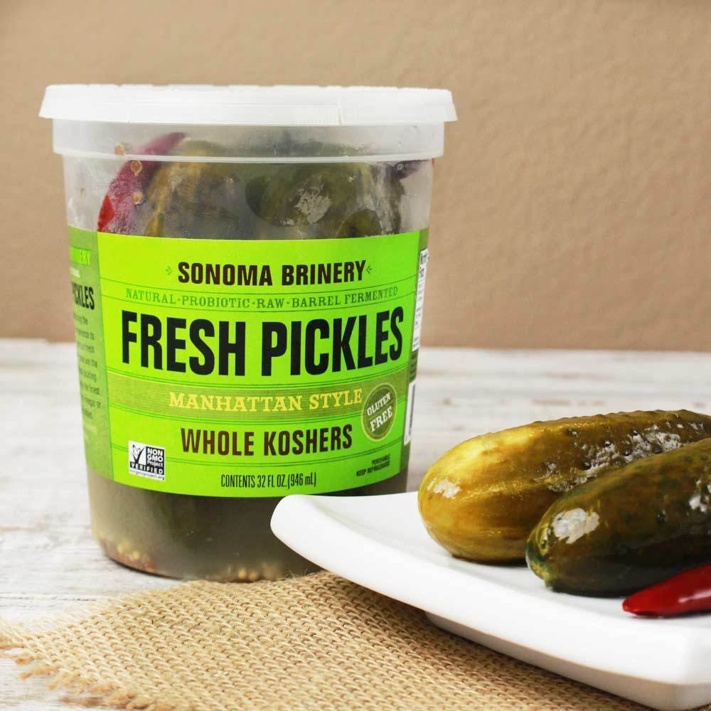 Manhattan Whole Kosher Pickles: 5gal