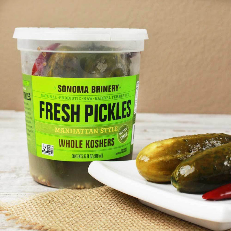 Manhattan Whole Kosher Pickles: 5gal