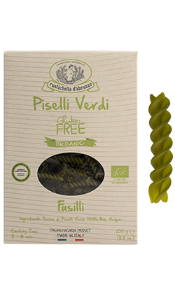 Fusilli Green Pea Organic: 8.8oz