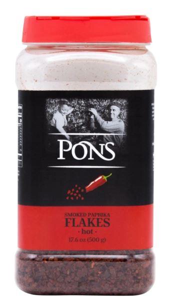Smoked Hot Paprika Flakes: 500gr