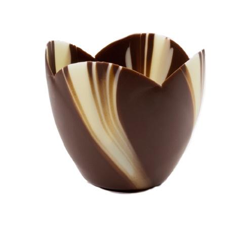 Petite Four Tulip Marbled Cups 1 3/8in: 152 Ct