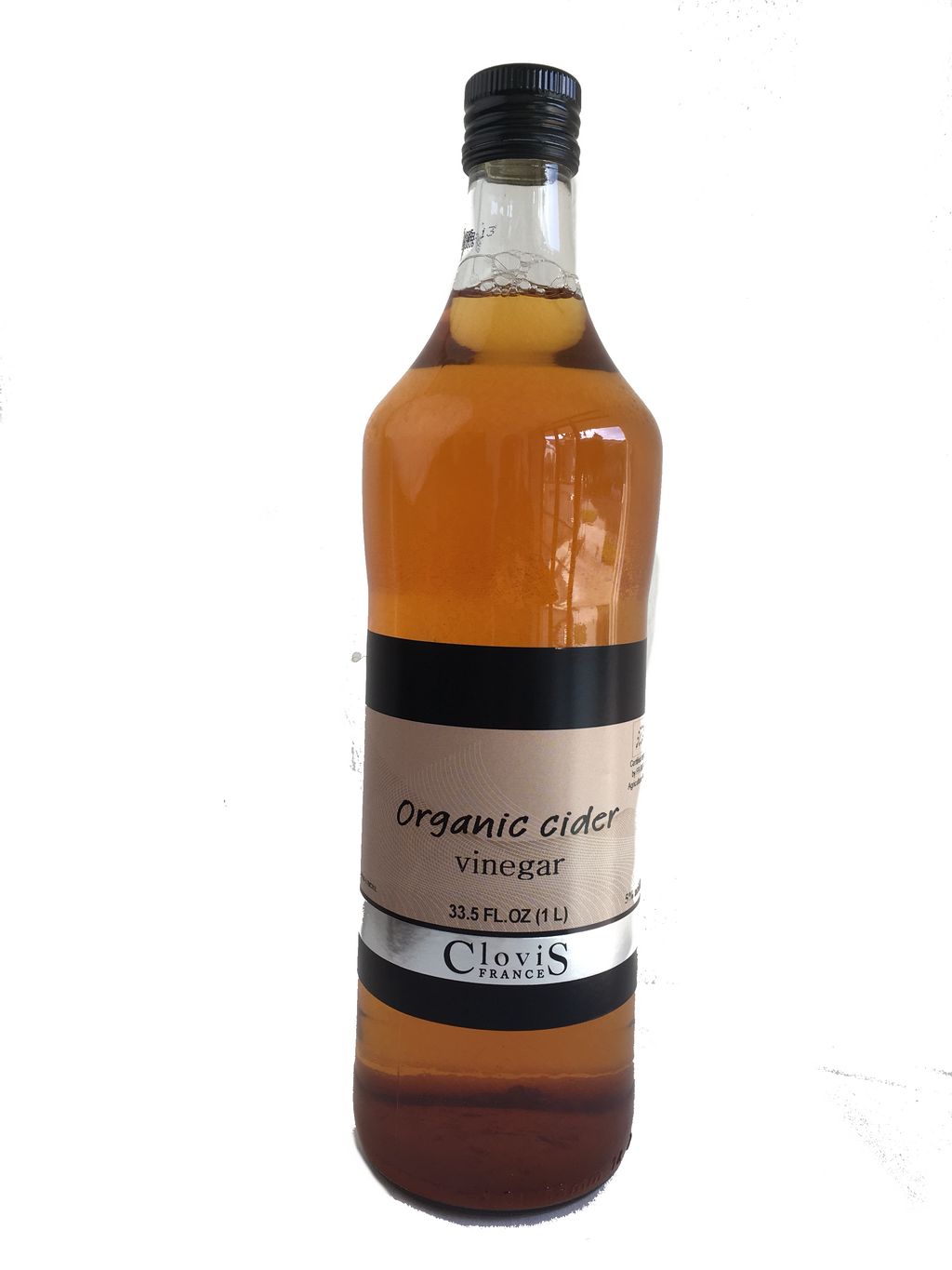 Apple Cider Vinegar Organic, France: 33 Oz.