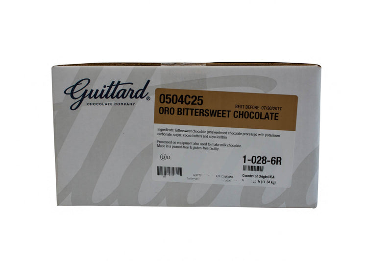 Bittersweet Chocolate: Oro Chunks 50lbs