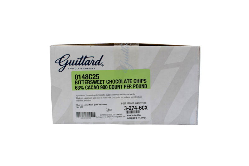 Bittersweet Chocolate Chips 63% 25lbs