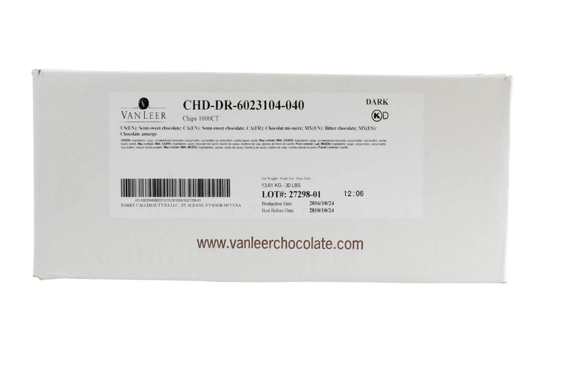 Semisweet Chocolate Drops 30lbs