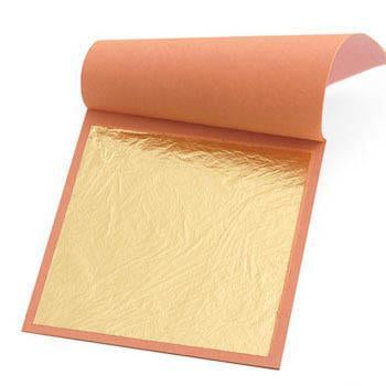 Gold Leaf Glass 23kt: 25 sheets