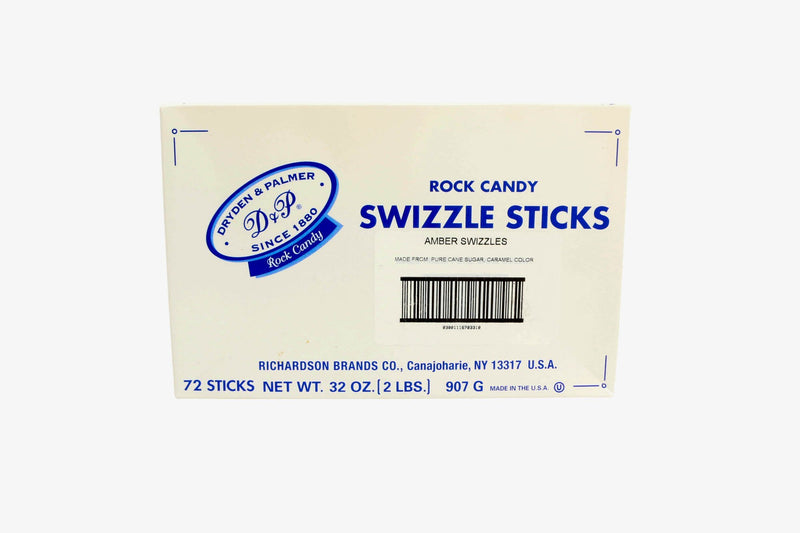 Amber Swizzle Sticks (Rock Candy): 72ct