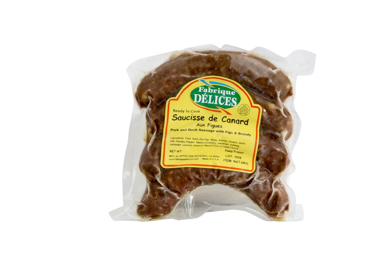 Duck Sausage With Figs: 1lb