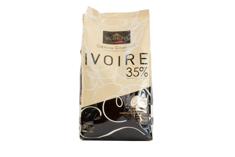 Ivoire 35% White Feves: 3kg