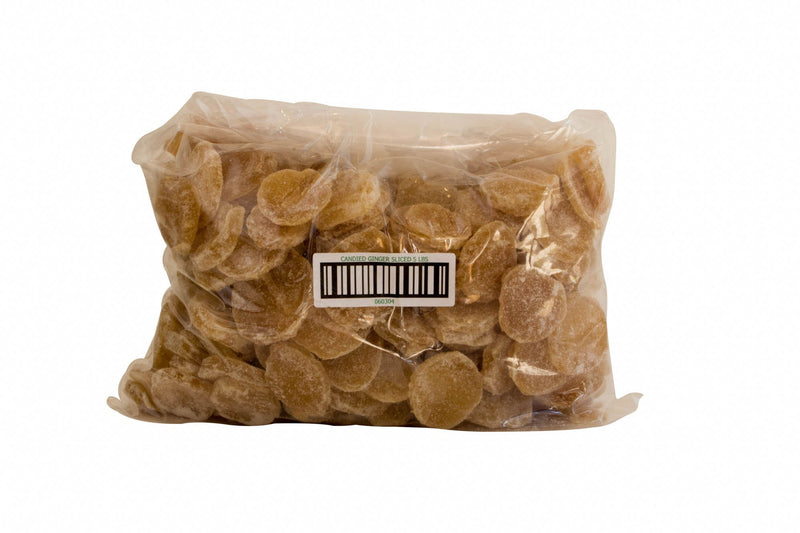 Candied Ginger Sliced: 5lbs