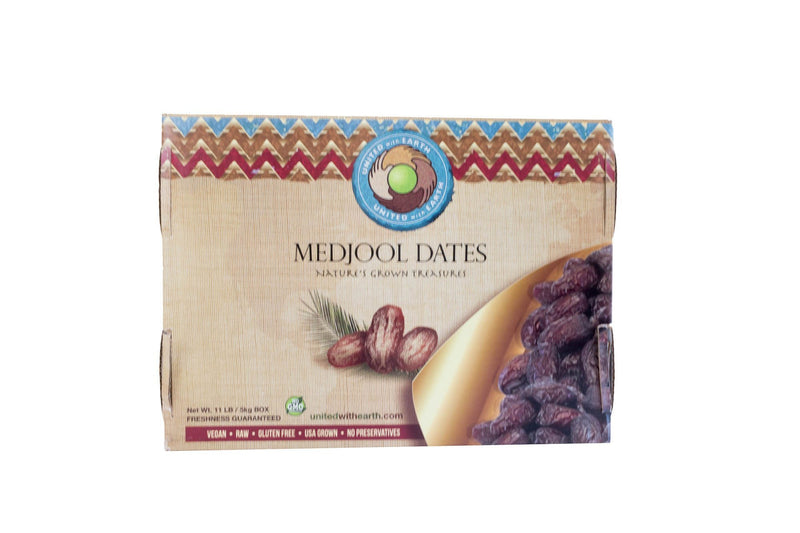 Dried Dates Medjool Unpitted Organic: 12 x 1 lb