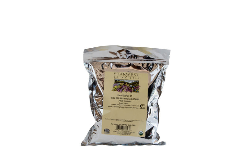 Dried Goji Berries Organic: 1lb