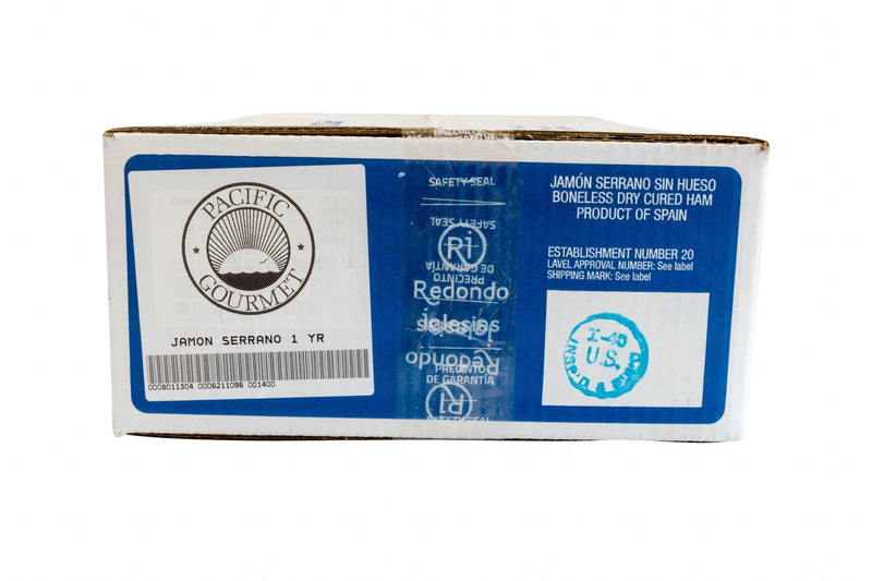 Jamon Serrano 16 Month Boneless: 14lbs [Approx Weight. Price Per Lb]