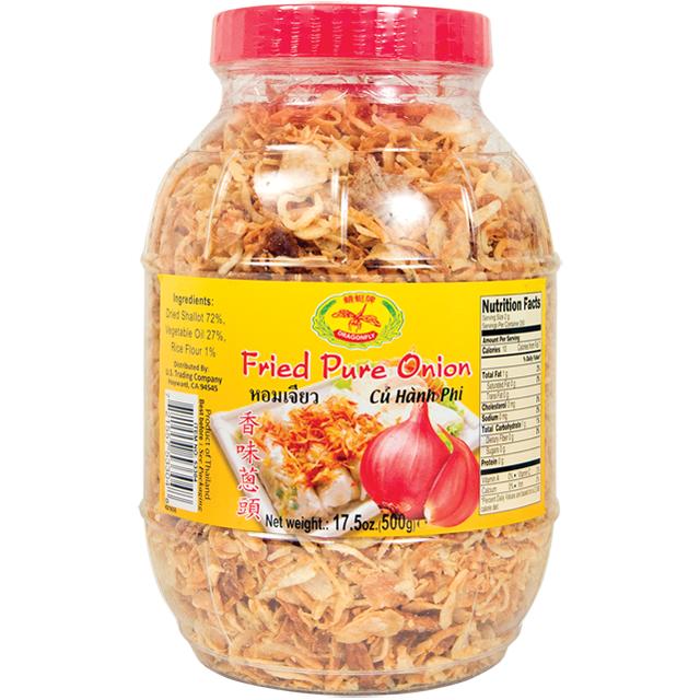 Fried Shallots: 17.5oz