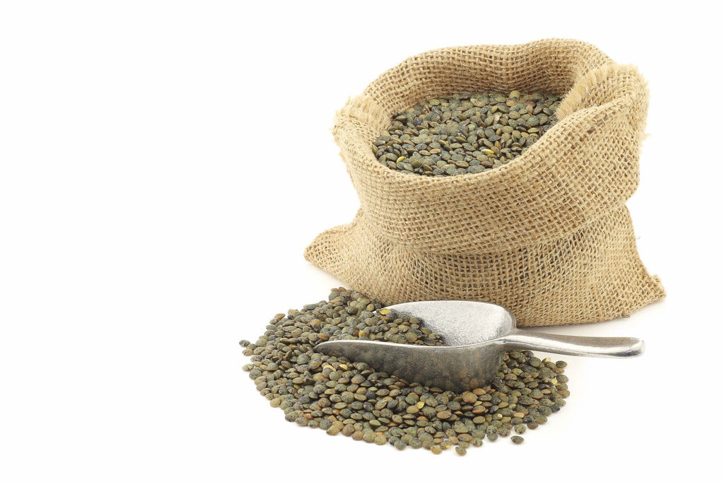 Tiny Green Lentils Organic: 25lbs
