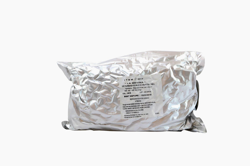 Oil Cured Black Olives Pitted: 3kg