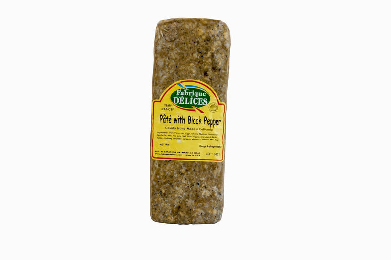 Black Peppercorn Pate: 3.5lbs [Approx Weight. Price Per Lb]