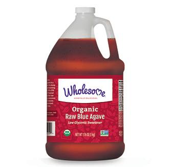 Wholesome Blue Agave Nectar Raw 1 Gal