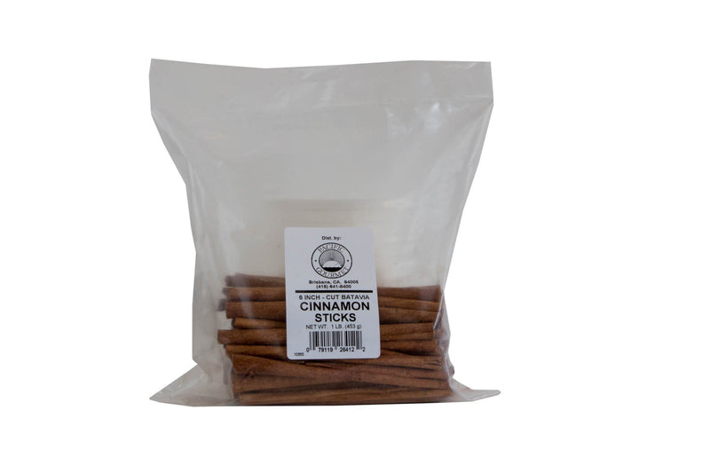 Cinnamon Sticks Batavia 6 Inch: 1lb