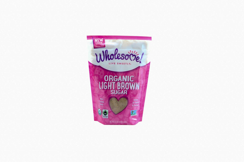 Light Brown Sugar Organic: 6 x 24 Oz