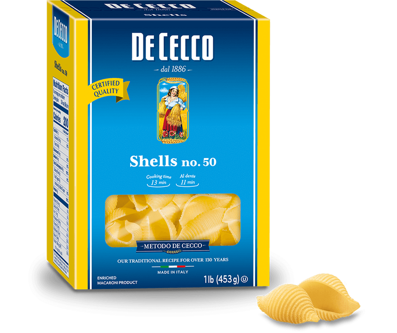 Conchiglie Rigate Shells: 1 lb