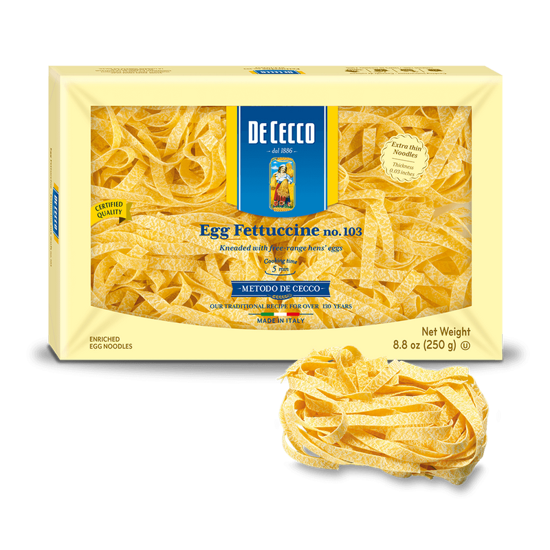 Egg Fettucine: 8.8oz