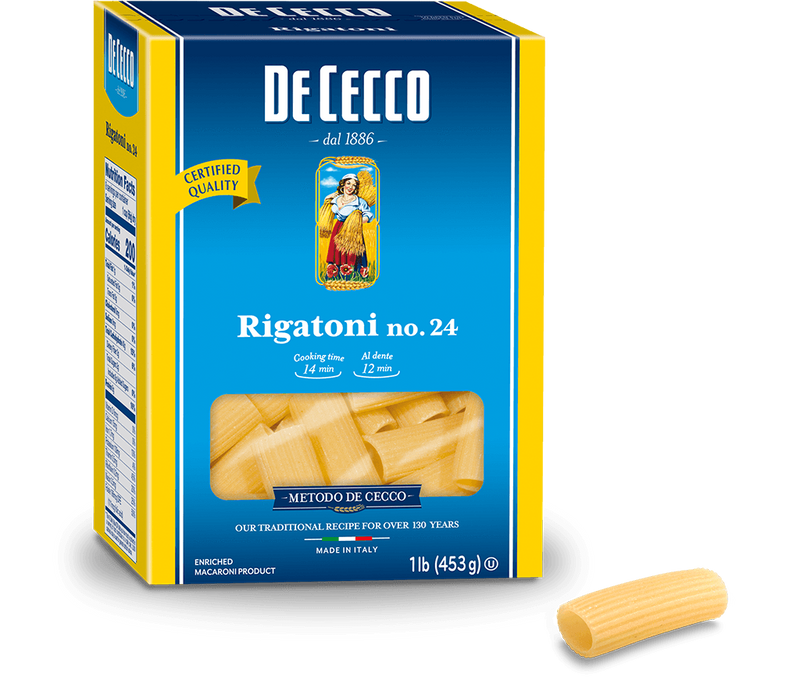 Rigatoni: 12 x 1lb Case