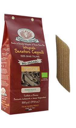 Whole Wheat Penne Rigate: 500gr