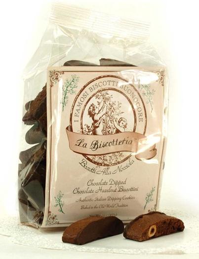 Biscotti Chocolate Hazelnut: 1lbs